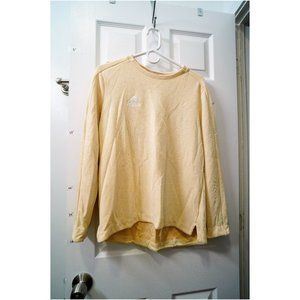 adidas womens long sleeve sweatshirt light yellow